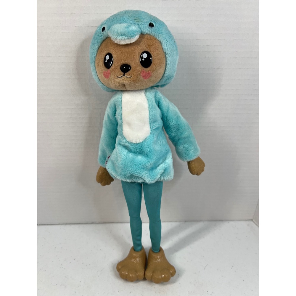 Barbie Cutie Reveal Doll w/ Bear Dolphin Costume Blue‎ Plush 12 Inch Toy